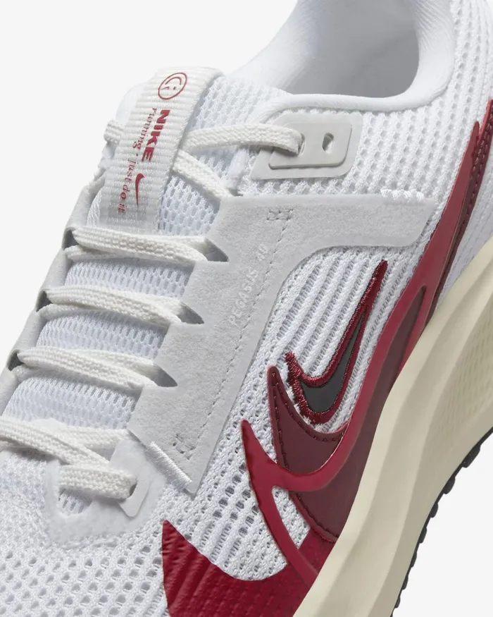 Women Nike All Shoes Pegasus 40 Premium Whitephoton Dustuniversity Redmulticolour
