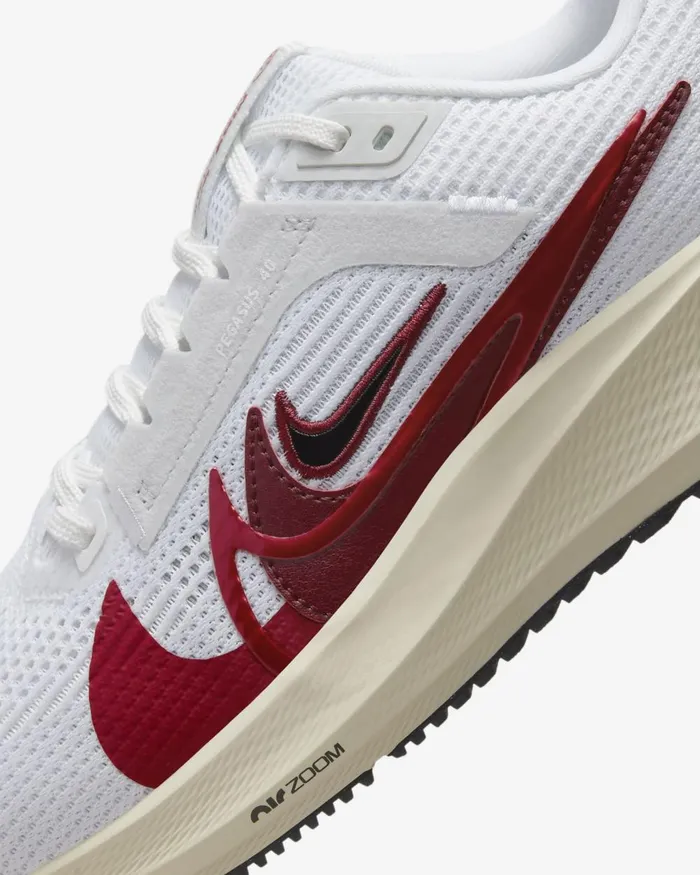 Women Nike All Shoes Pegasus 40 Premium Whitephoton Dustuniversity Redmulticolour