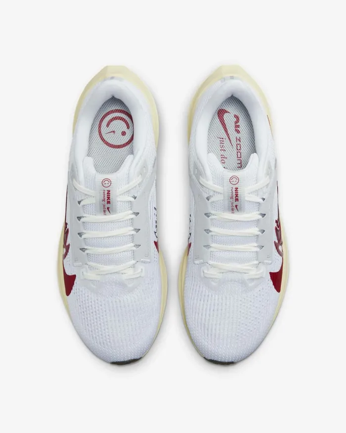 Women Nike All Shoes Pegasus 40 Premium Whitephoton Dustuniversity Redmulticolour