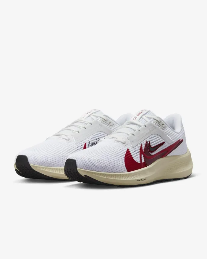 Women Nike All Shoes Pegasus 40 Premium Whitephoton Dustuniversity Redmulticolour