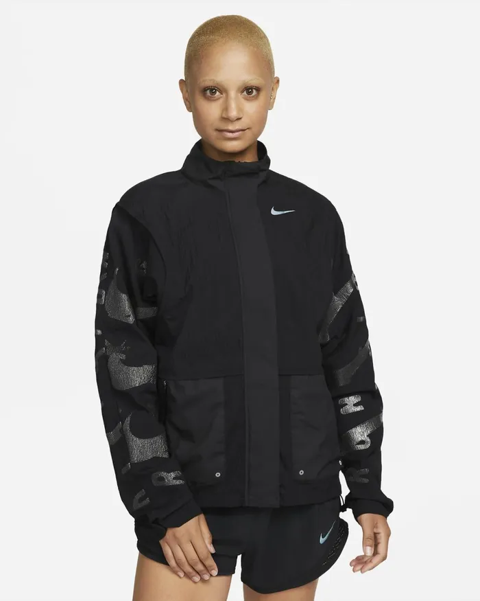 Women Nike Jackets ThermaFIT Run Division Black