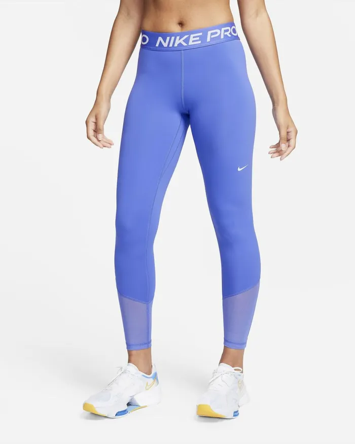 Women Nike Leggings Pro Blue Joyblue Joyblue Tintblue Tint