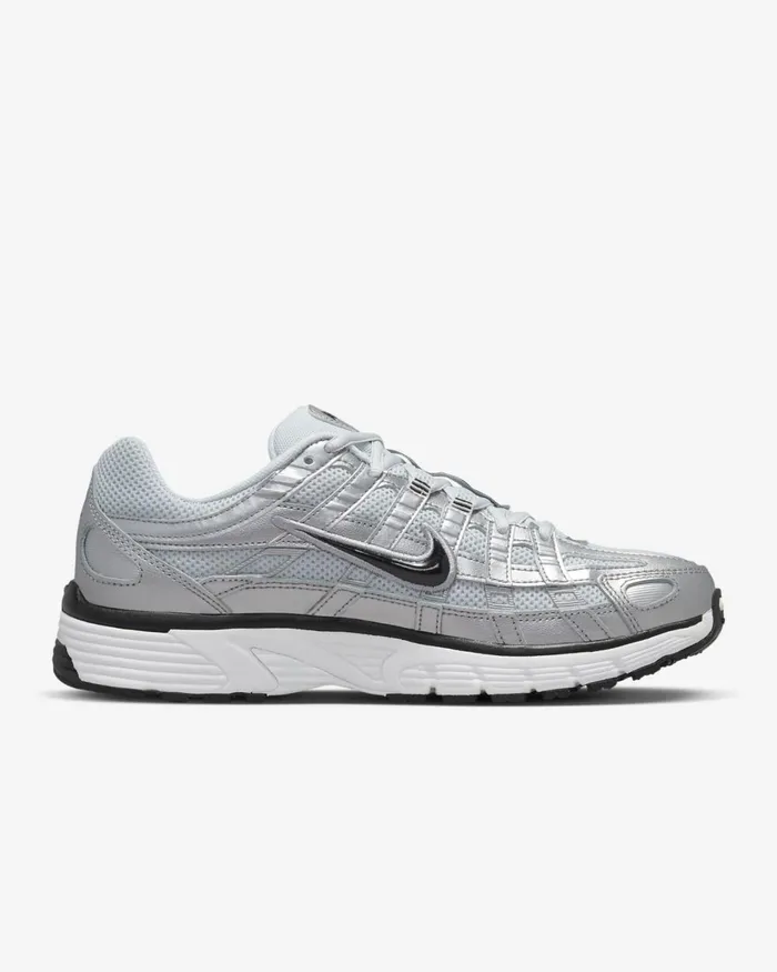 Women Nike Lifestyle P6000 Whitemetallic Silverpure Platinumblack