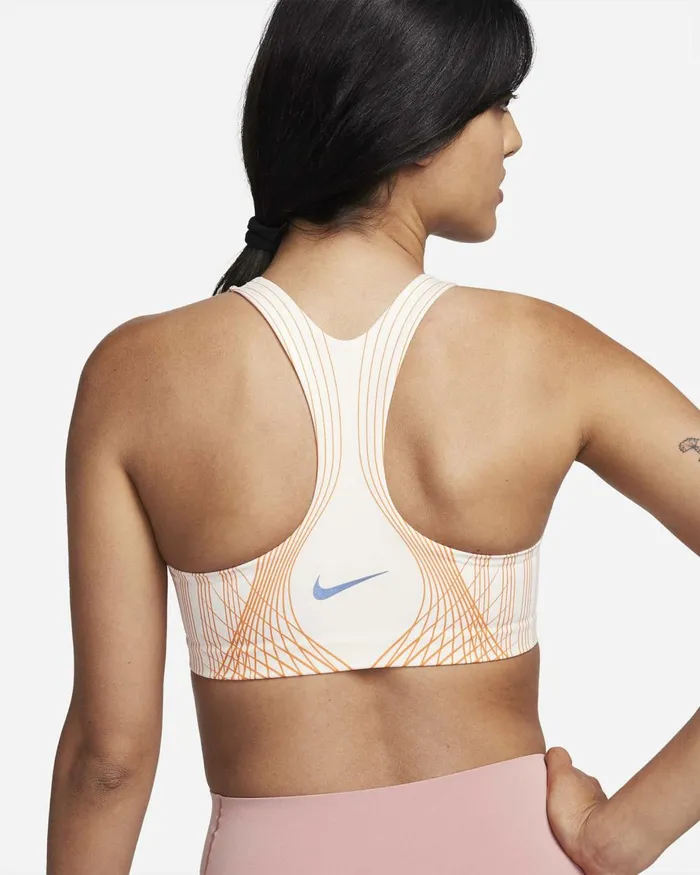 Women Nike Sports Bras Swoosh Guava Iceburgundy Crush