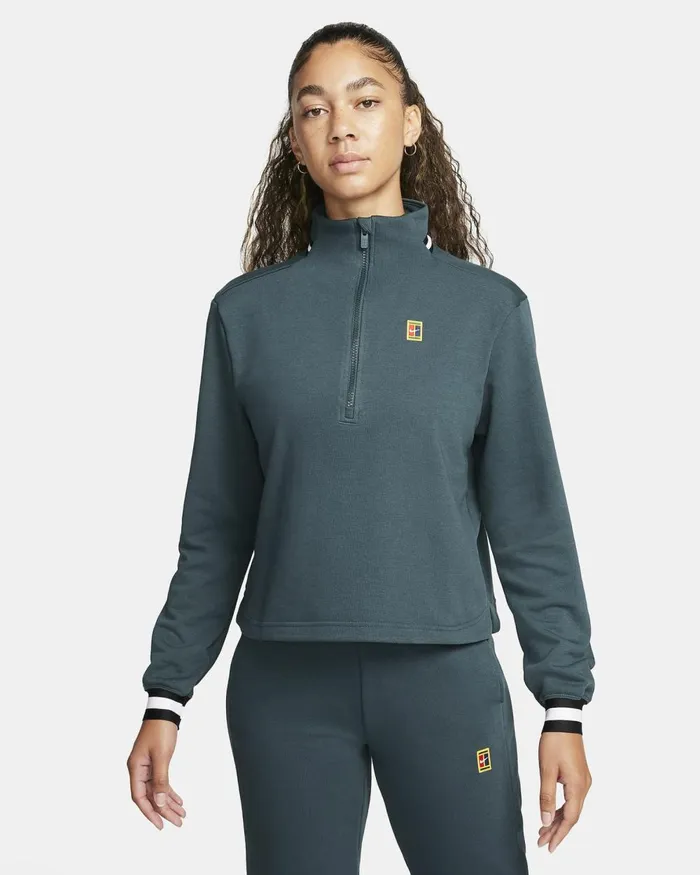 Women Nike Tennis NikeCourt DriFIT Heritage Deep Jungledeep Jungle