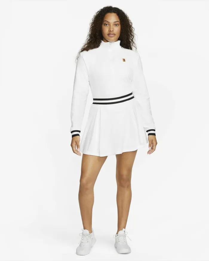 Women Nike Tennis NikeCourt DriFIT Heritage White