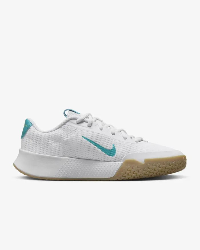 Women Nike Tennis NikeCourt Vapor Lite 2 Whitelime Blastgum Light Brownteal Nebula