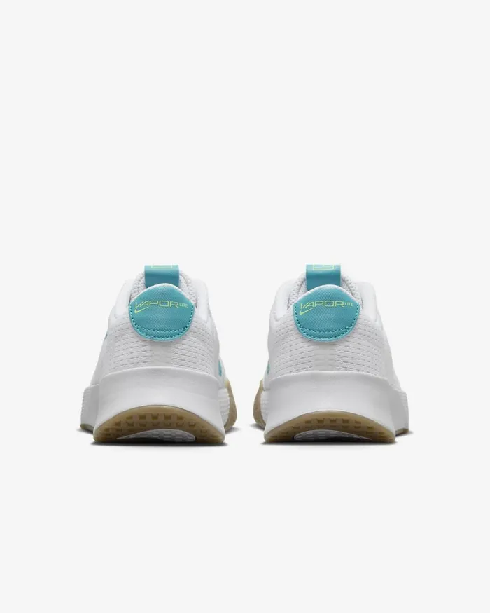Women Nike Tennis NikeCourt Vapor Lite 2 Whitelime Blastgum Light Brownteal Nebula