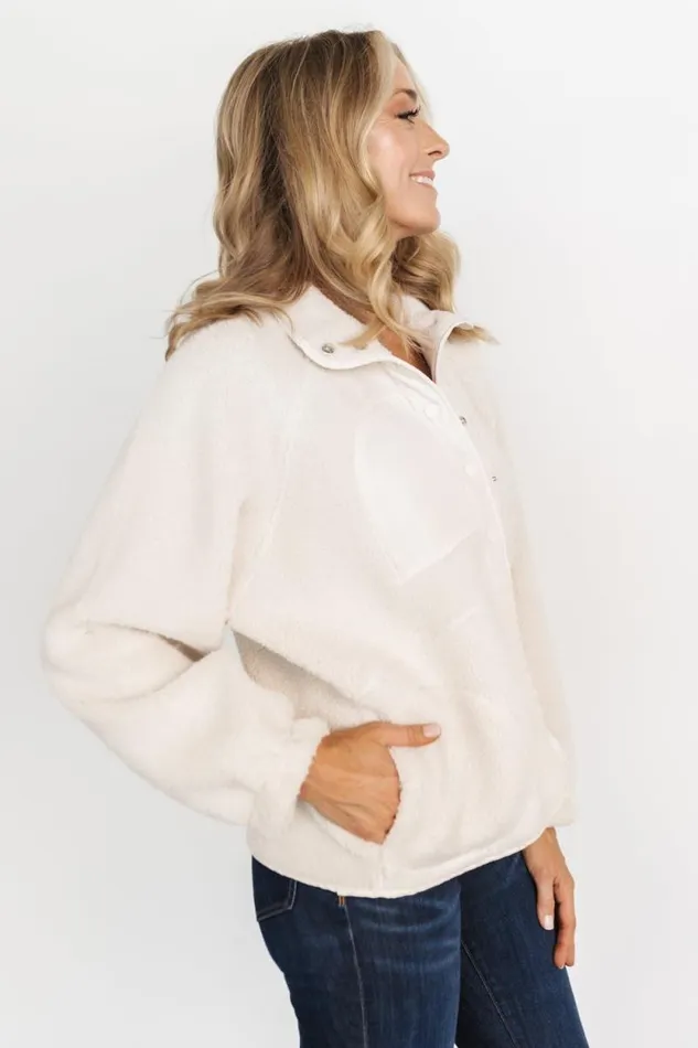 Women Noah Sherpa Jacket Ivory Baltic Born Outerwear Women Noah Sherpa Jacket Ivory Baltic Born Outerwear