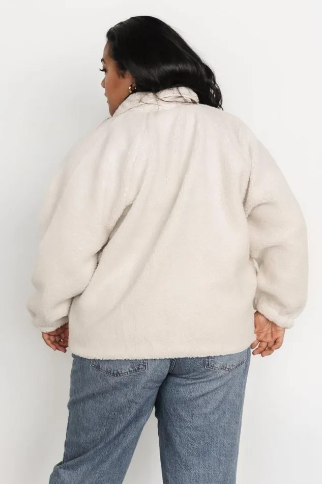 Women Noah Sherpa Jacket Ivory Baltic Born Outerwear Women Noah Sherpa Jacket Ivory Baltic Born Outerwear