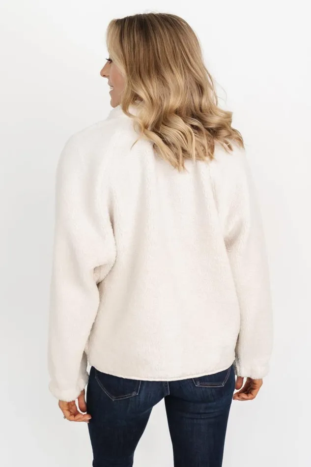 Women Noah Sherpa Jacket Ivory Baltic Born Outerwear Women Noah Sherpa Jacket Ivory Baltic Born Outerwear