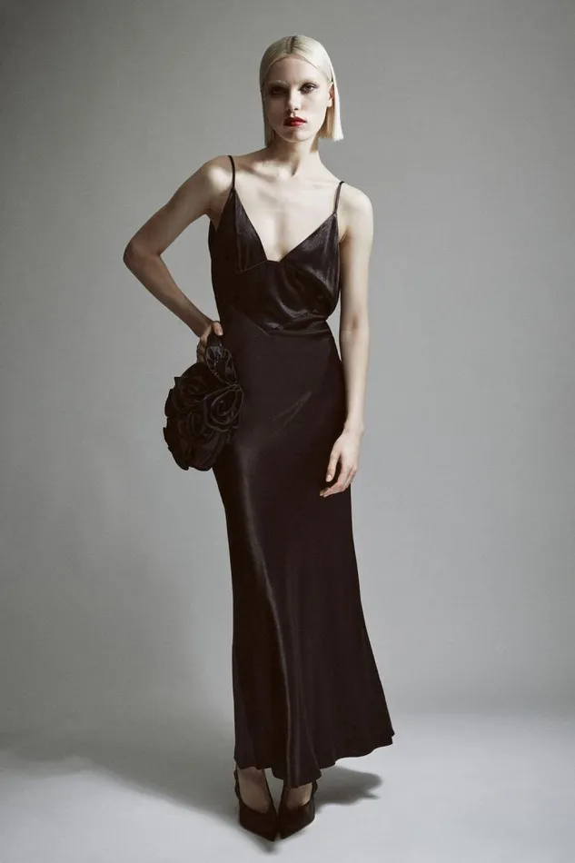 Women Occasion Dresses Bardot Capri Slip Dress In Black Black