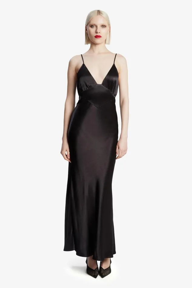 Women Occasion Dresses Bardot Capri Slip Dress In Black Black