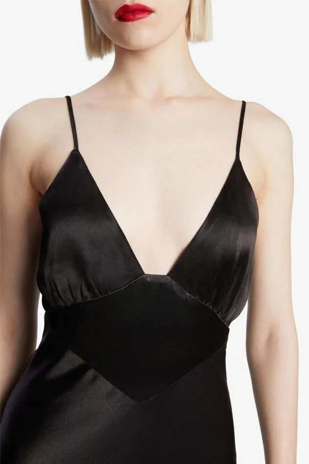 Women Occasion Dresses Bardot Capri Slip Dress In Black Black
