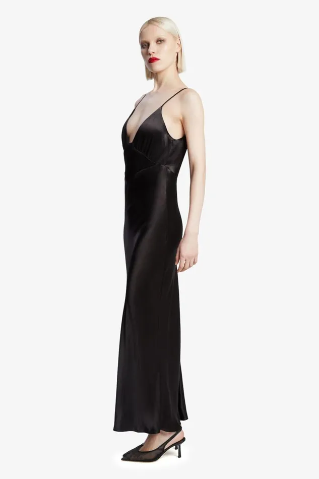 Women Occasion Dresses Bardot Capri Slip Dress In Black Black