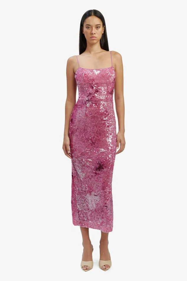 Women Occasion Dresses Bardot Infinite Sequin Maxi Dress In Party Pink Party Pink Women Occasion Dresses Bardot Infinite Sequin Maxi Dress In Party Pink Party Pink
