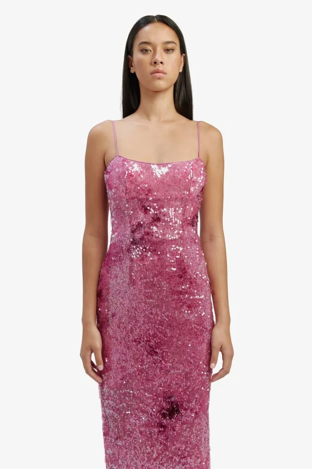 Women Occasion Dresses Bardot Infinite Sequin Maxi Dress In Party Pink Party Pink Women Occasion Dresses Bardot Infinite Sequin Maxi Dress In Party Pink Party Pink