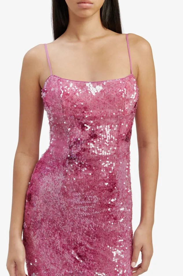 Women Occasion Dresses Bardot Infinite Sequin Maxi Dress In Party Pink Party Pink Women Occasion Dresses Bardot Infinite Sequin Maxi Dress In Party Pink Party Pink