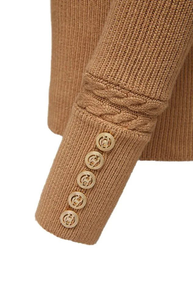 Women Painswick Roll Neck Caramel Holland Cooper Knitwear Women Painswick Roll Neck Caramel Holland Cooper Knitwear