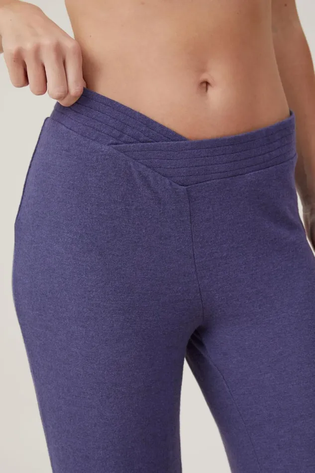 Women Pajamas Cotton On Super Soft V Front Pant Midnight Rain
