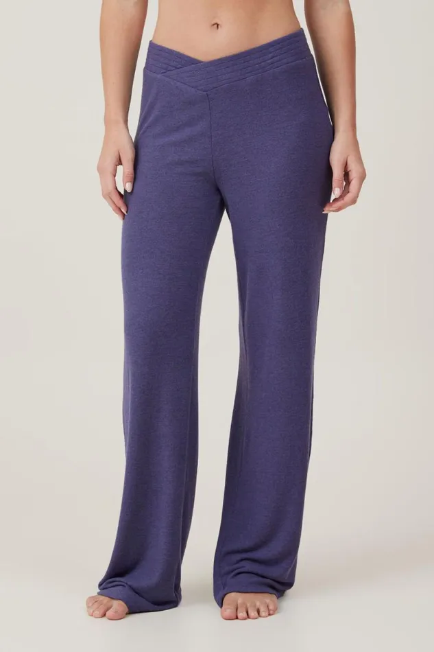 Women Pajamas Cotton On Super Soft V Front Pant Midnight Rain