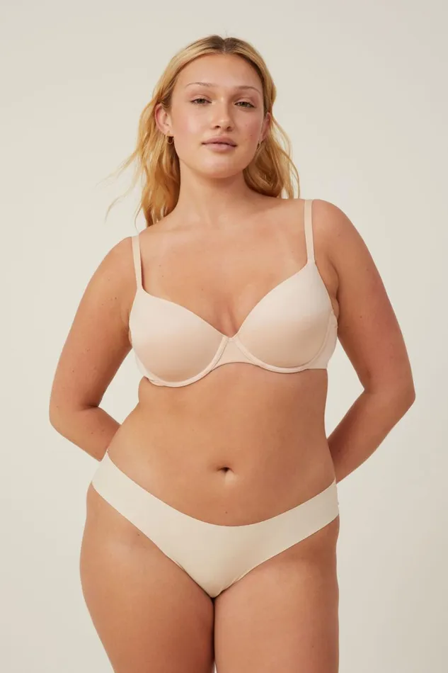 Women Panties Cotton On The Invisible Cheeky Brief r Frappe