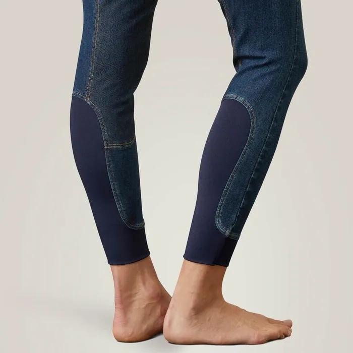 Women Pants and Shorts Ariat Halo Denim Full Seat Breech Marine Women Pants and Shorts Ariat Halo Denim Full Seat Breech Marine