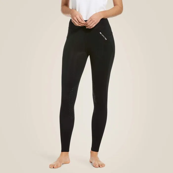 Women Pants and Shorts Ariat Prevail Insulated Knee Patch Tight Black Reflective