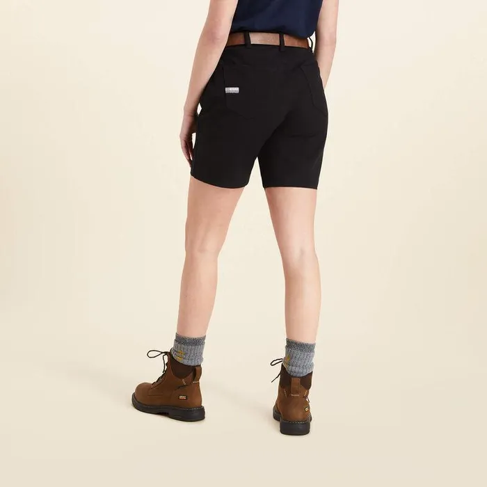 Women Pants and Shorts Ariat Rebar DuraStretch Made Tough Short Black Women Pants and Shorts Ariat Rebar DuraStretch Made Tough Short Black