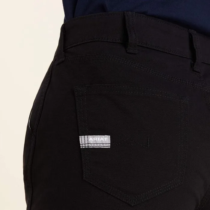 Women Pants and Shorts Ariat Rebar DuraStretch Made Tough Short Black Women Pants and Shorts Ariat Rebar DuraStretch Made Tough Short Black