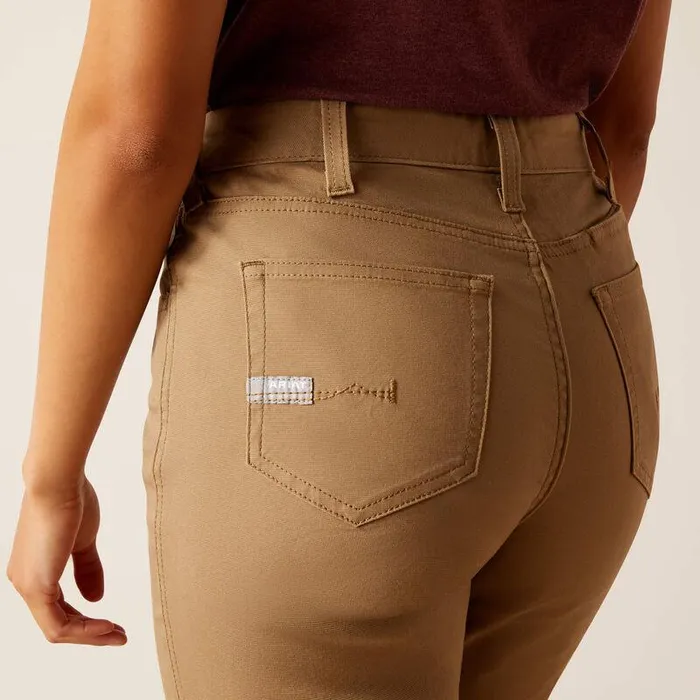 Women Pants and Shorts Ariat Rebar PR Made Tough Straight Pant Field Khaki Women Pants and Shorts Ariat Rebar PR Made Tough Straight Pant Field Khaki