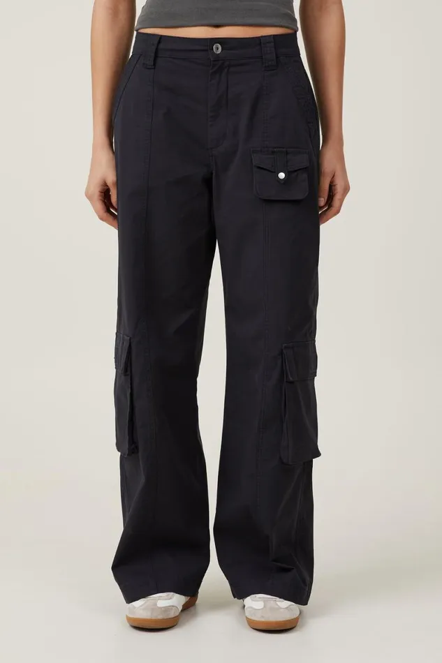 Women Pants Cotton On Hayden Cargo Pant Black