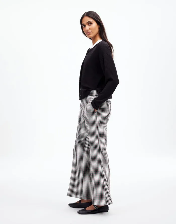 Women Pants Madewell Kick Out Crop Pants In Stretch Twill Aroma