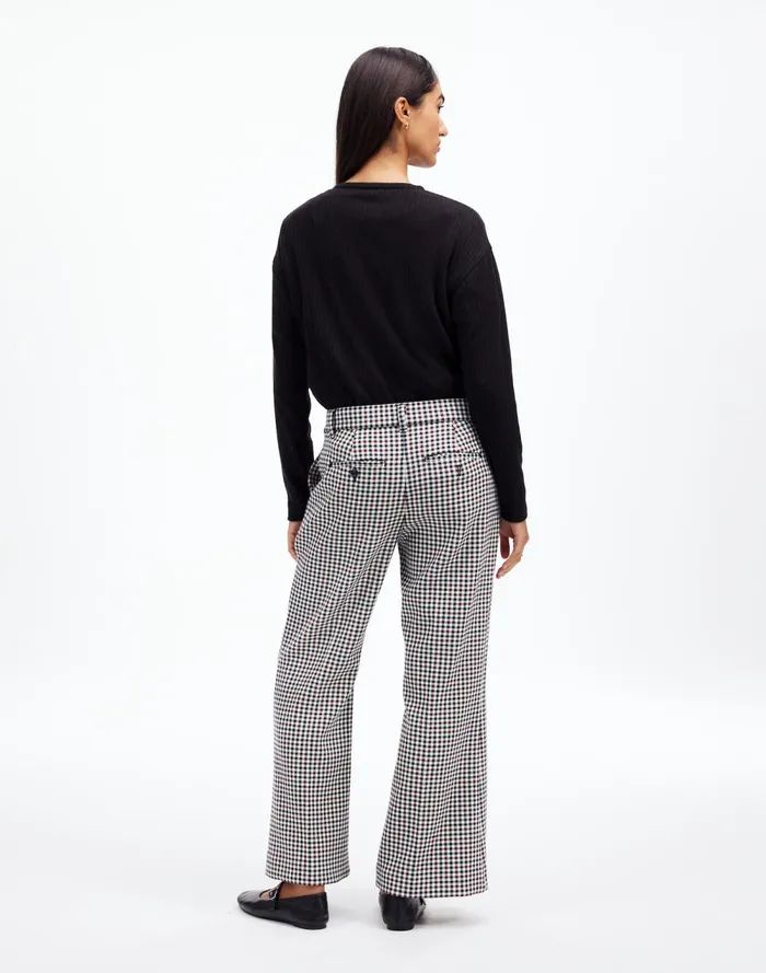 Women Pants Madewell Kick Out Crop Pants In Stretch Twill Aroma