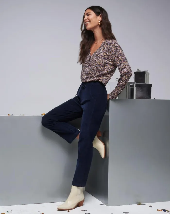 Women Pants TravisMathew FRIDAY FEELING PANT Navy Blazer
