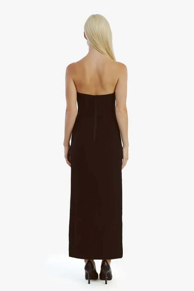 Women Party Dresses Bardot Eleni Diamante Midi Dress In Black Black