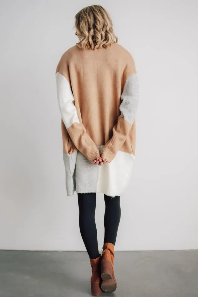 Women Pierson Color Block Cardigan Camel Baltic Born Cardigans Women Pierson Color Block Cardigan Camel Baltic Born Cardigans