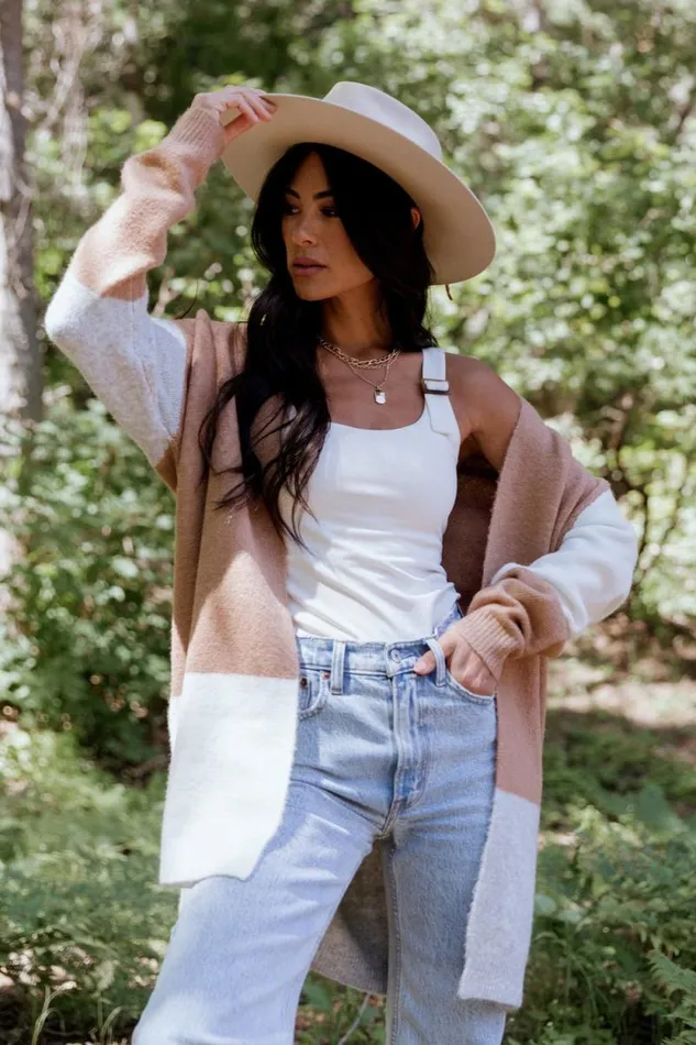 Women Pierson Color Block Cardigan Camel Baltic Born Cardigans Women Pierson Color Block Cardigan Camel Baltic Born Cardigans