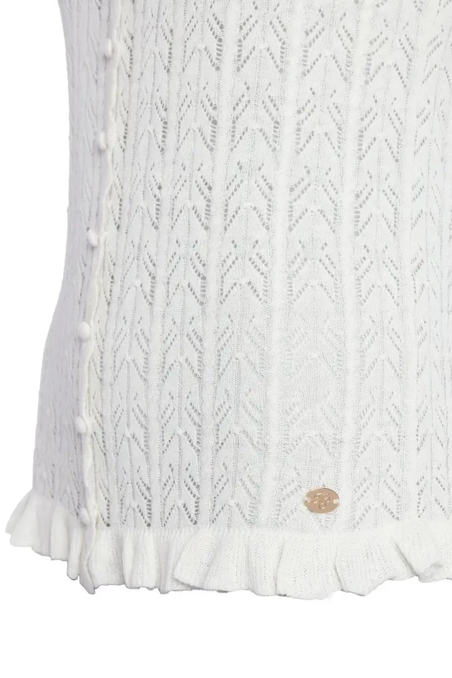 Women Pointelle Cami Natural Holland Cooper Tops Women Pointelle Cami Natural Holland Cooper Tops