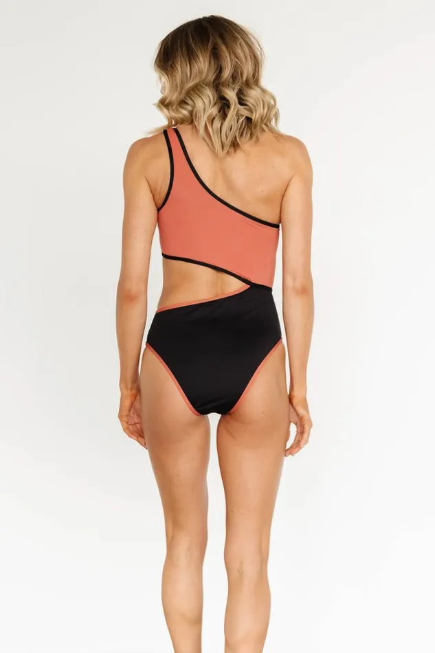 Women Portofino One Piece Rosewood Black Baltic Born One Piece