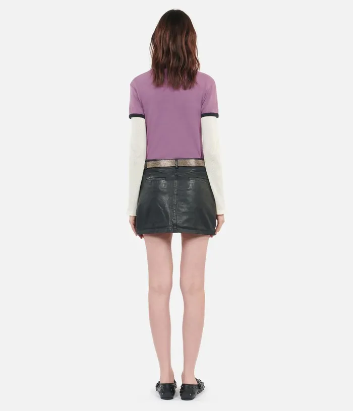 Women Purple Heart Tshirt THE KOOPLES Tshirts