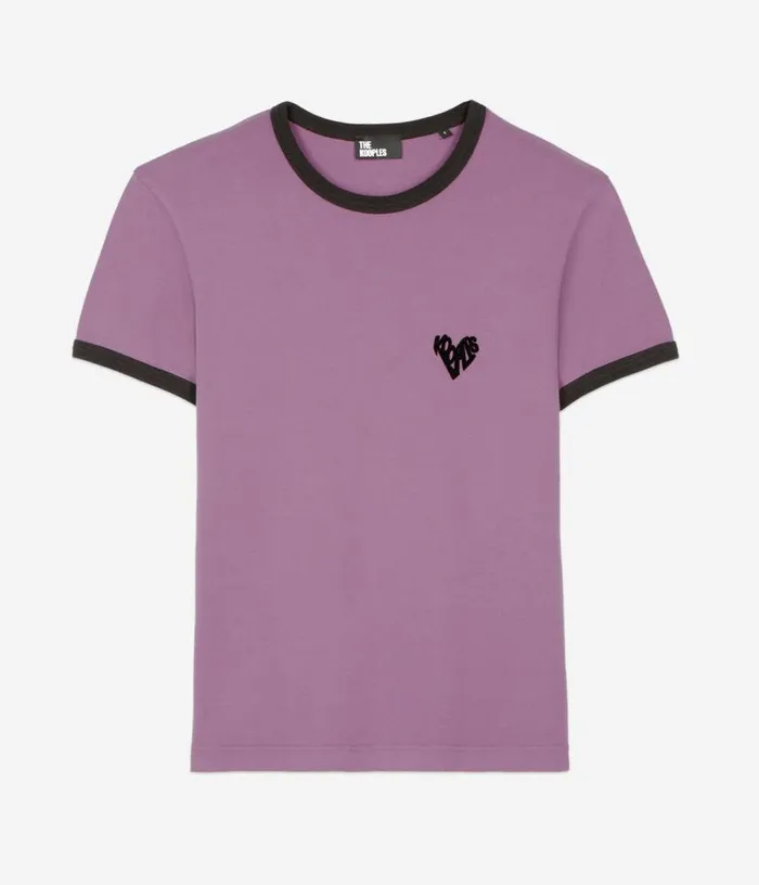 Women Purple Heart Tshirt THE KOOPLES Tshirts