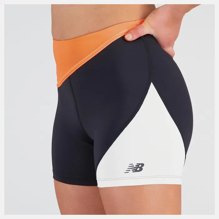 Women Q Speed Shape Shield 4 Inch Fitted Short Neon Dragonfly New Balance Shorts Women Q Speed Shape Shield 4 Inch Fitted Short Neon Dragonfly New Balance Shorts