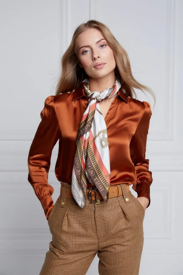 Women Regal Horse Silk Scarf Sienna Holland Cooper Scarves