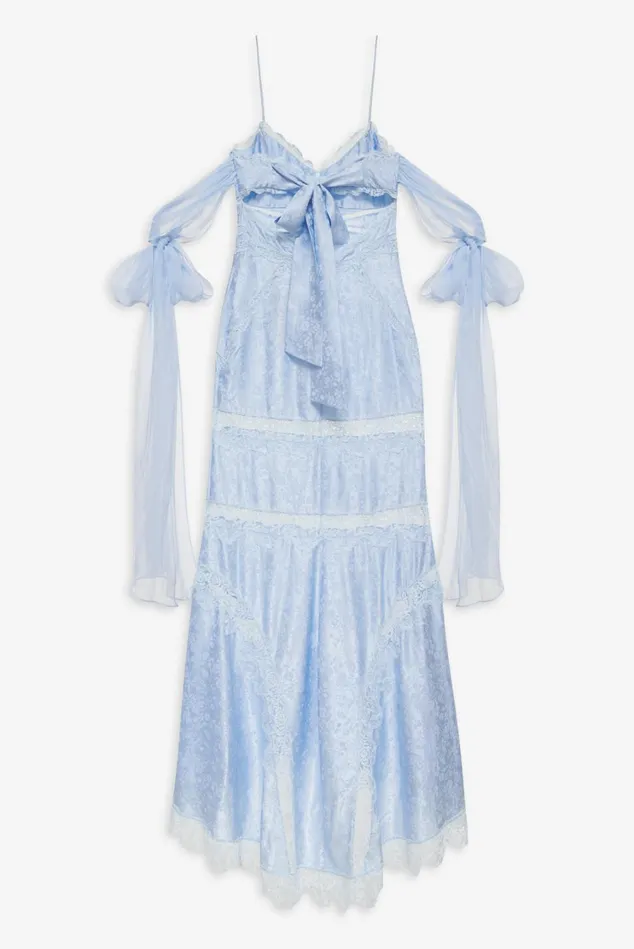Women Rita Lace Gown Blue For Love and Lemons Dresses Women Rita Lace Gown Blue For Love and Lemons Dresses
