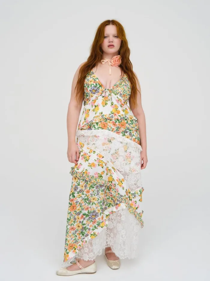 Women Rosalyn Maxi Dress Green Marigold For Love and Lemons Dresses Women Rosalyn Maxi Dress Green Marigold For Love and Lemons Dresses