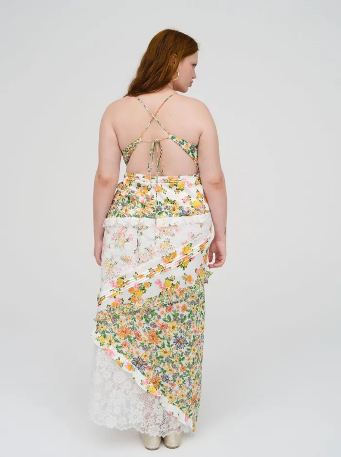 Women Rosalyn Maxi Dress Green Marigold For Love and Lemons Dresses Women Rosalyn Maxi Dress Green Marigold For Love and Lemons Dresses