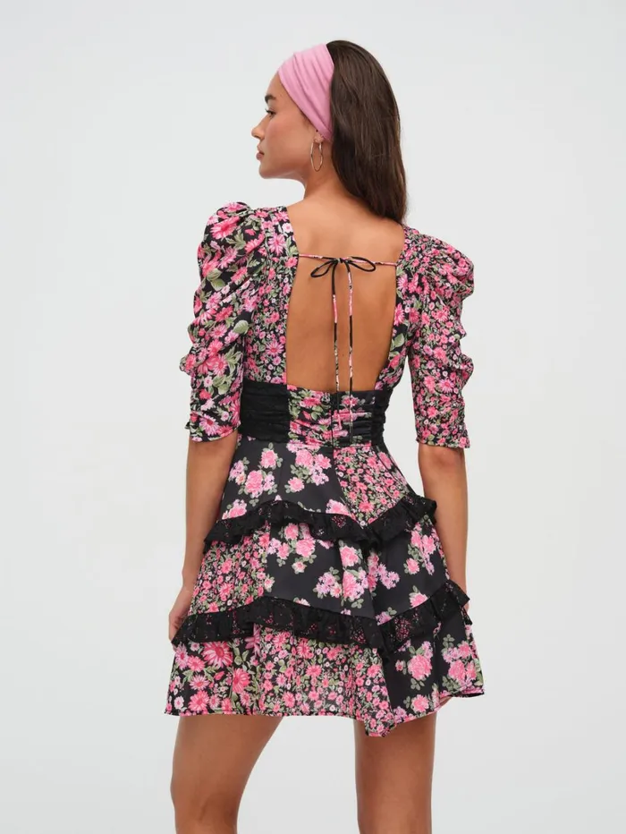 Women Rosalyn Mini Dress Black For Love and Lemons Dresses Women Rosalyn Mini Dress Black For Love and Lemons Dresses