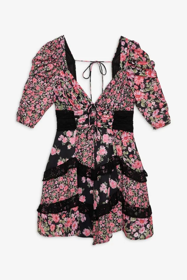 Women Rosalyn Mini Dress Black For Love and Lemons Dresses Women Rosalyn Mini Dress Black For Love and Lemons Dresses