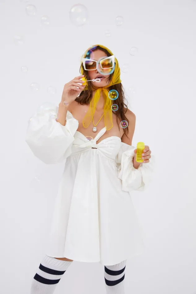 Women Saint Lucia Mini Dress White For Love and Lemons Dresses Women Saint Lucia Mini Dress White For Love and Lemons Dresses